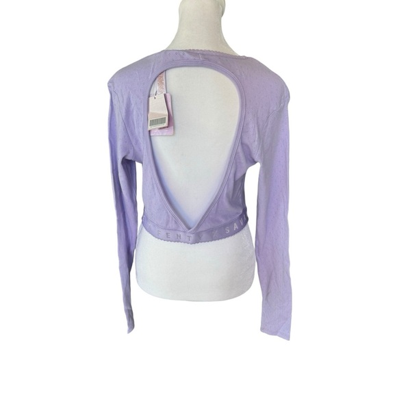 Savage x Fenty - NWT Savage x Cotton Jersey Open Back Crop Top Sz 1X - Picture 5 of 8